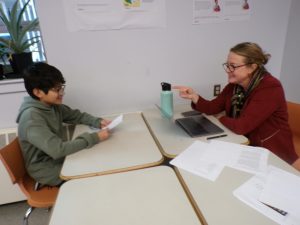 Families Catch Up at Parent Teacher Conferences