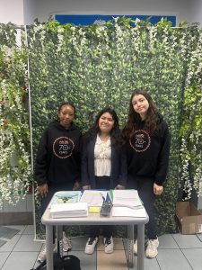 Students register teachers for a Teacher Appreciation Week surprise.